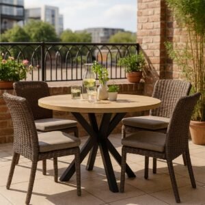 Haytor Outdoor Aluminium Table Base - Image 2