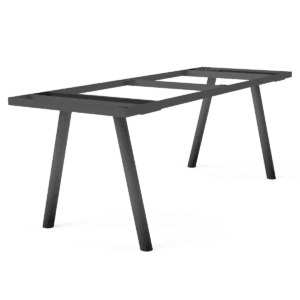 Hallsands Aluminium Outdoor Table Legs With Top Support Frame - Image 1