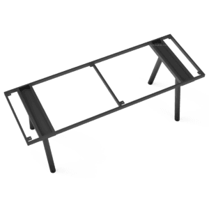 Hallsands Aluminium Outdoor Table Legs With Top Support Frame - Image 4