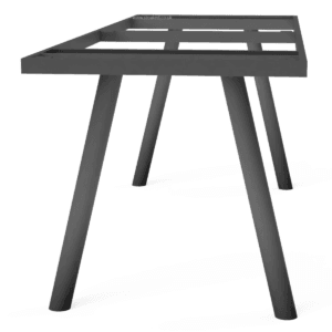 Hallsands Aluminium Outdoor Table Legs With Top Support Frame - Image 3