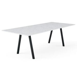 Hallsands Aluminium Outdoor Table Legs With Top Support Frame - Image 2