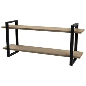 2-Shelf Floating Wall Hung Steel Shelving Bracket - Image 8
