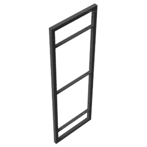 3-Shelf Floating Wall Hung Steel Shelving Bracket - Image 3