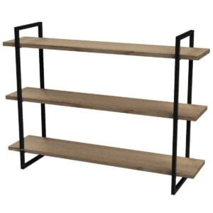 3-Shelf Floating Wall Hung Steel Shelving Bracket - Image 2