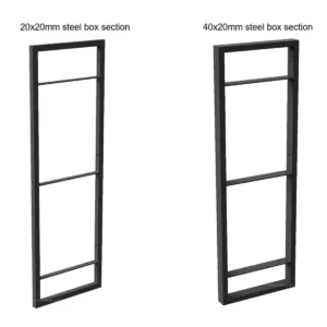 3-Shelf Floating Wall Hung Steel Shelving Bracket - Image 7