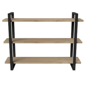 3-Shelf Floating Wall Hung Steel Shelving Bracket - Image 9