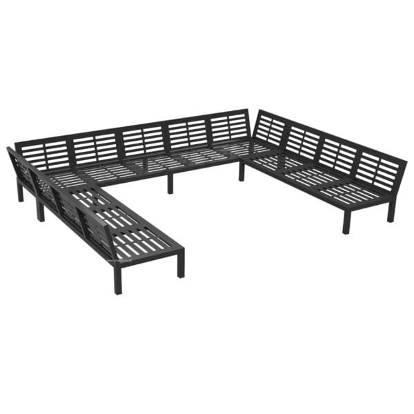Outdoor U shaped 3+3+3 sofa frame