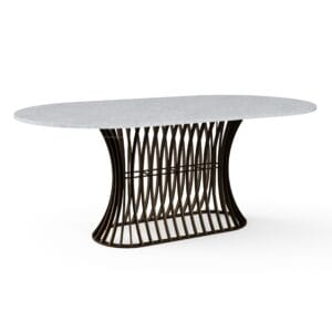 Saunton Oval Dining Table Base - Image 4