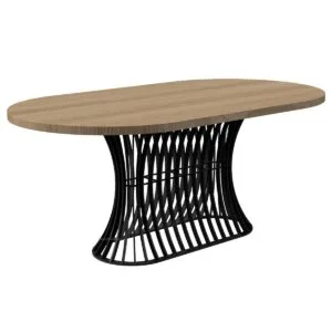 Saunton Oval Dining Table Base - Image 5