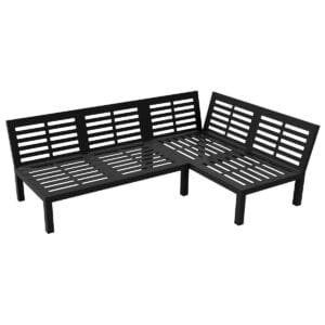 Outdoor L Shaped 2+1 Corner Sofa Bases - Image 1