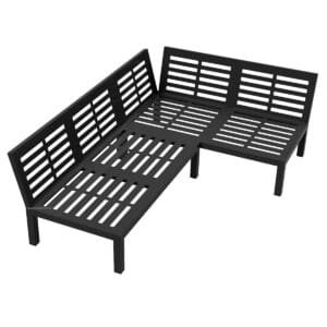 Outdoor L Shaped 2+1 Corner Sofa Bases - Image 3