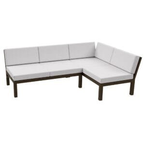 Outdoor L Shaped 2+1 Corner Sofa Bases - Image 5