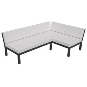 Outdoor L Shaped 2+1 Corner Sofa Bases - Image 6