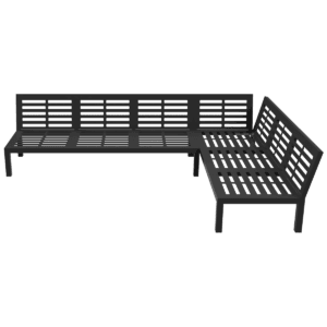 Outdoor L Shaped 3+2 Corner Sofa Bases - Image 4