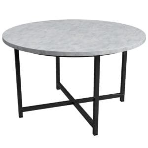 Round Outdoor Aluminium Coffee Table Base - Image 6