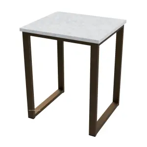 Open Cuboid Design Side Table Base - Image 4