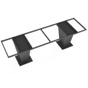 Tower Table Base For Stone Top - Image 4