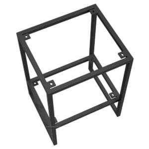 Cuboid Shaped Side Table Base With Shelf - Image 3