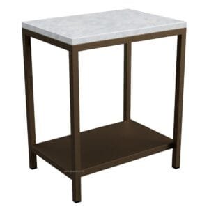 Side Table Base With Steel Shelf - Image 4