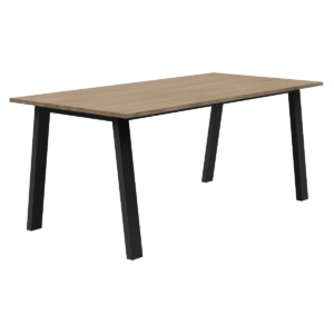 Compton Steel & Oak Dining Table - Image 2