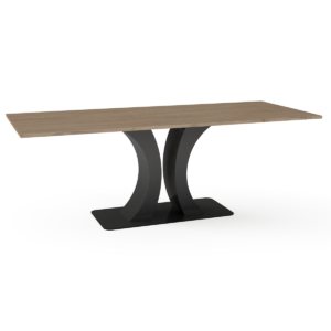 Oxford Steel & Oak Dining Table - Image 2