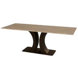 Oxford Steel & Oak Dining Table - Image 8