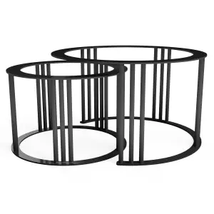 Set Of 2 Round Coffee Table Frames - Image 1