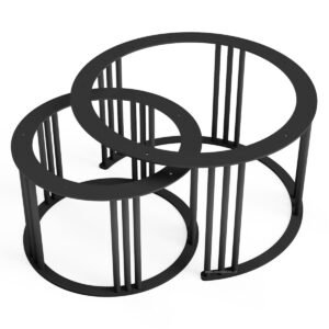 Set Of 2 Round Coffee Table Frames - Image 3