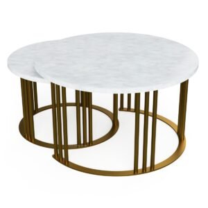 Set Of 2 Round Coffee Table Frames - Image 2