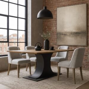 Regent Central Column Design Dining Table Base - Image 8