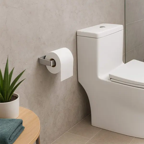 Toilet roll holder - stainless steel2