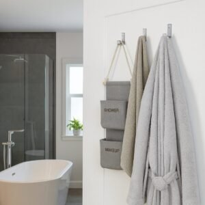 Brushed Stainless Steel Single Wall Hook - Image 1