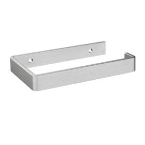 Brushed Stainless Steel Toilet Roll Holder - Image 2