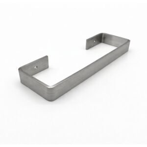 Brushed Stainless Steel Towel Rail - Image 2