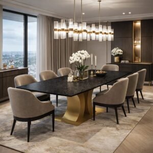 Oxford Dining Table Base For Stone Top - Image 2