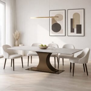 Regent Dining Table Base For Stone Top - Image 2