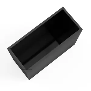Tall Rectangular Outdoor Aluminium Planter - Image 3