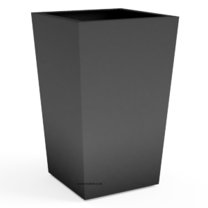 Tall Trapezium Shaped Outdoor Aluminium Planter - Image 2