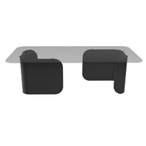 Avon Steel & Glass Coffee Table - Image 5