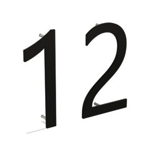 Floating Powder Coated House Number or Letter - Image 2