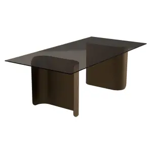 Thames Steel & Glass Coffee Table - Image 5