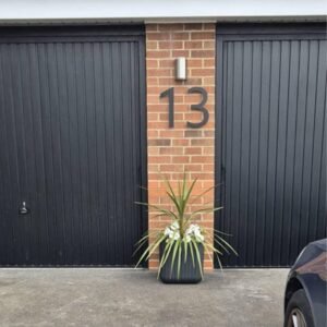 XL Floating Black House Number or Letter - Image 3