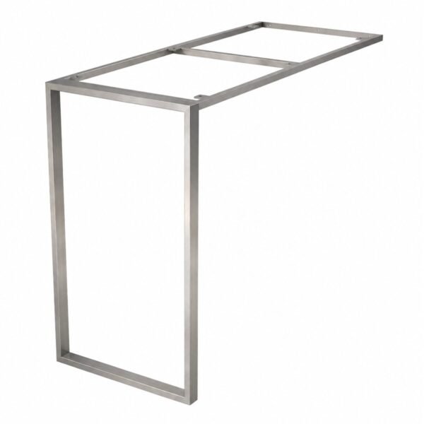 brushed-stainless-steel-rectangle-shaped-breakfast-bar-leg-with-top-support-frame-1
