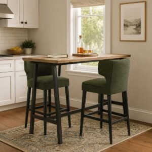 Ascot Forest Green Breakfast Barstool - Image 1