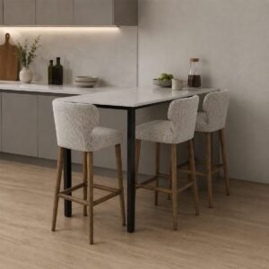 Ascot Natural Breakfast Barstool - Image 1