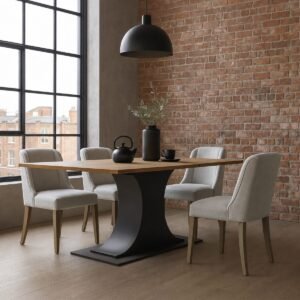 Cambridge Soft Grey Dining Chair - Image 1