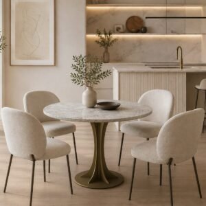 Tulip Round Dining Table Base - Image 2