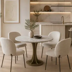 Tulip Round Dining Table Base - Image 2