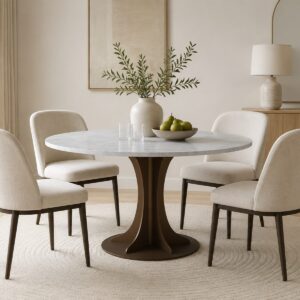 Tulip Round Dining Table Base - Image 4