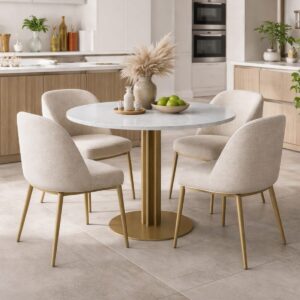 Palladian Round Pedestal Dining Table Base - Image 2